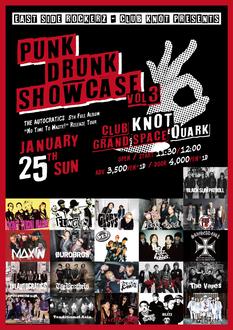 EAST SIDE ROCKERZ × club KNOT Presents 『PUNK DRUNK SHOWCASE Vol.3』