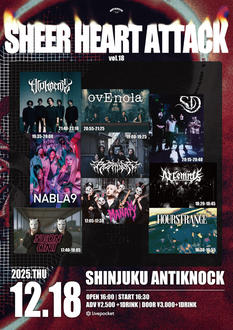 【SHEER HEART ATTACK vol.18】