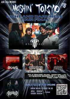 ASK I FALL pre.『Moshin’ Tokyo #16』Light & Darkness Tour Final
