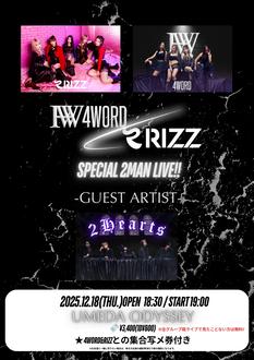 「4WORD×RIZZ 2MAN LIVE(OSAKA)」