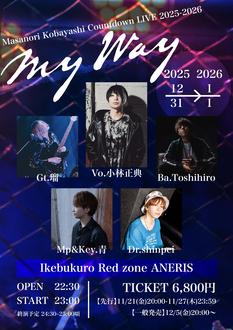 Masanori Kobayashi Countdown LIVE 2025-2026「My Way」