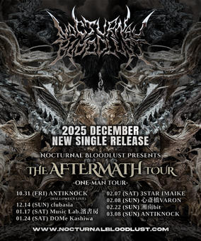 NOCTURNAL BLOODLUST のチケット販売・イベント告知／集客一覧｜ライヴ